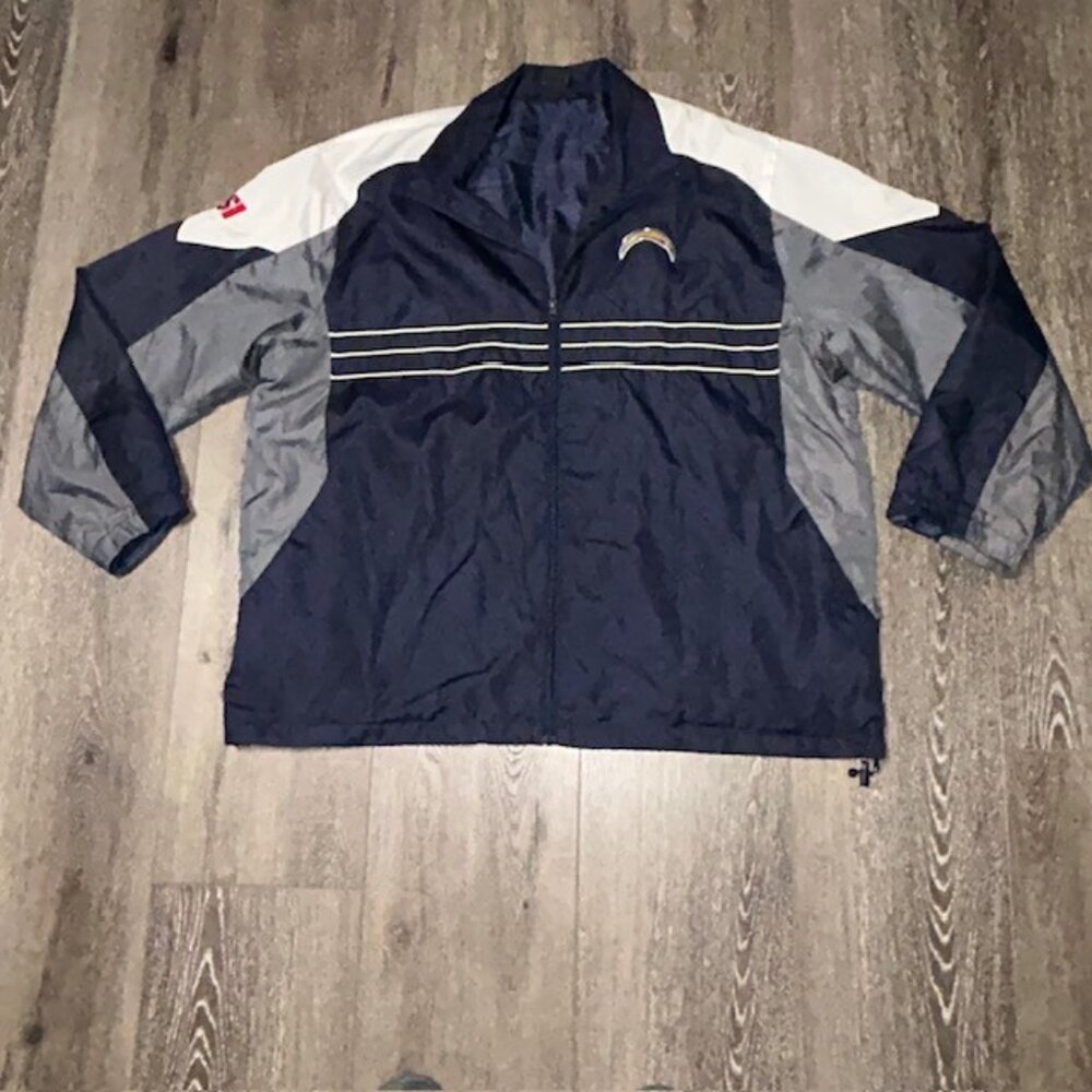 Reebok NFL Men Team Apparel Sports Illustrated San Diego Chargers Jacket XXL 2XL